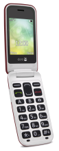 Doro 2424 Clamshell GSM rood/wit