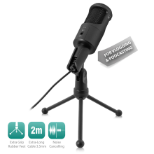 Ewent Microphone Pro, 3,5mm jack, black