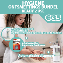 Hygiene Onstmettingsbundel (3 in 1 - klaar voor gebruik)