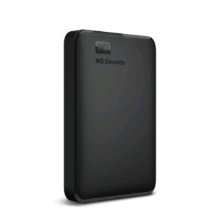 Western Digital Elements hard disk 2TB zwart